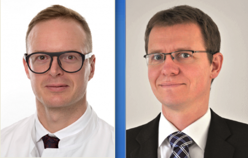 Prof. Robert Finger, University Eye clinic Bonn, and Prof. Carsten Heinz, Eye clinic at St. Franziskus-Hospital Münster